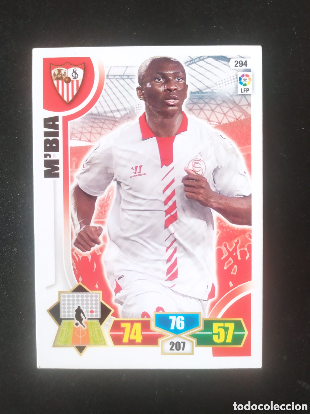 Cartes &agrave; collectionner de Football: Adrenalyn 2013 2014 13 14 panini M'Bia n&deg; 294 Sevilla