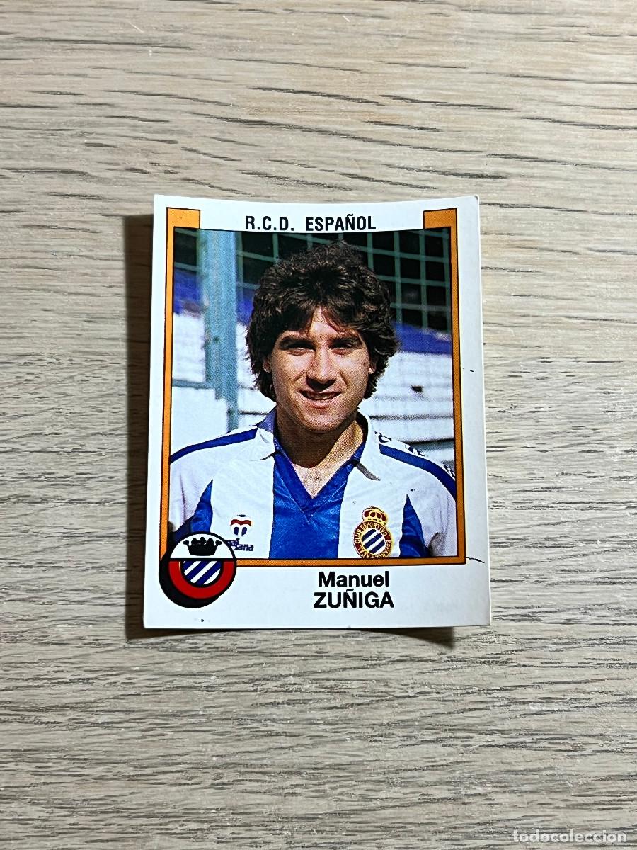Football Stickers: 127 ZU&Ntilde;IGA ESPA&Ntilde;OL LIGA FUTBOL 88 PANINI NUNCA PEGADO SIN PEGAR 1988