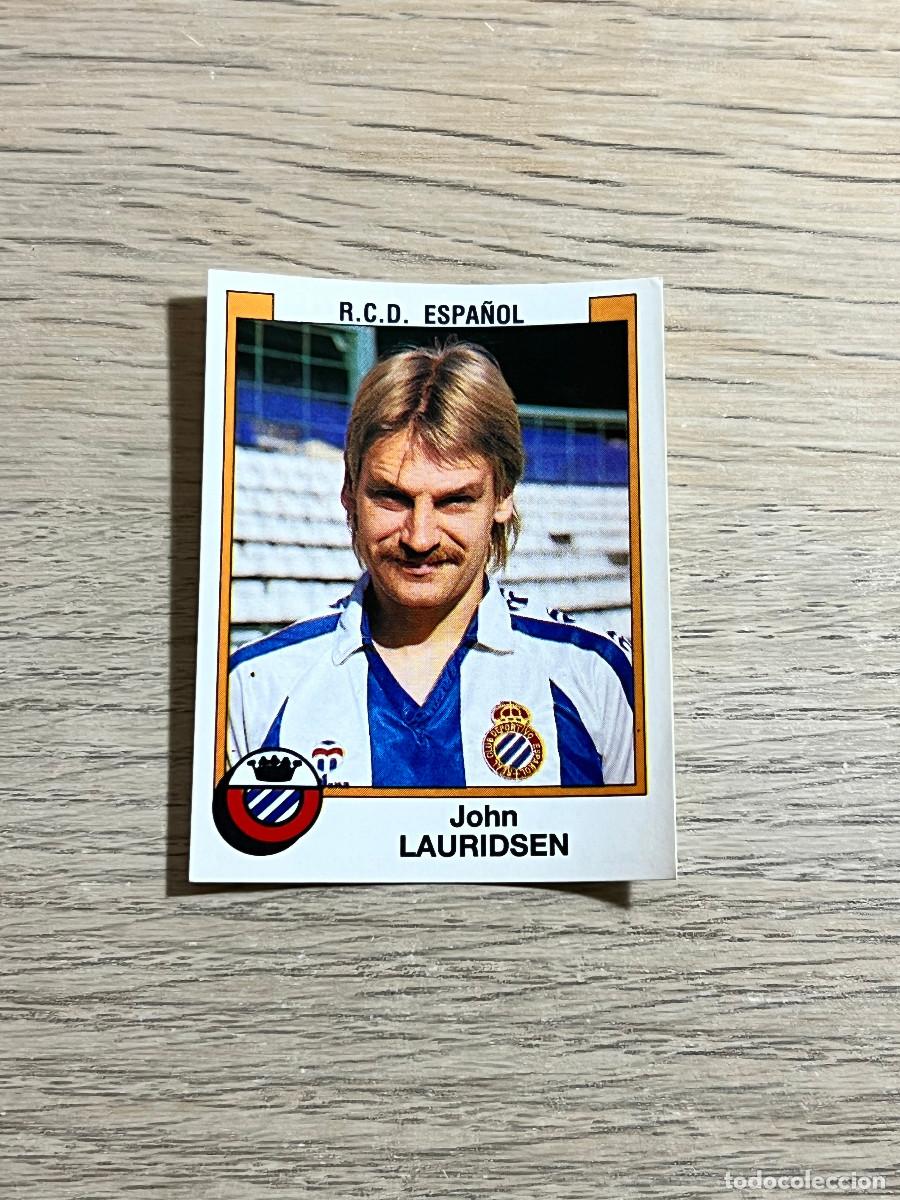 Football Stickers: 128 LAURIDSEN ESPA&Ntilde;OL LIGA FUTBOL 88 PANINI NUNCA PEGADO SIN PEGAR 1988