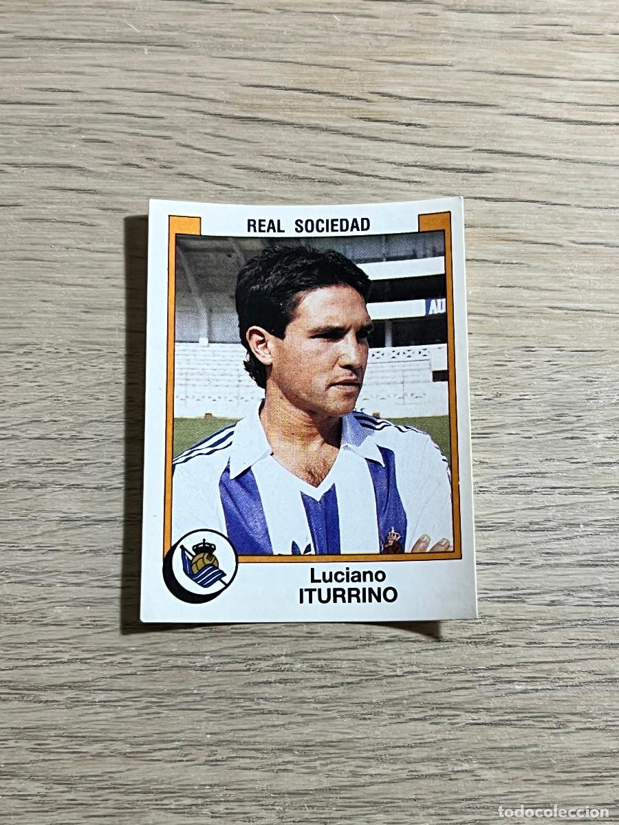 Cromos de f&uacute;tbol: 322 ITURRINO REAL SOCIEDAD LIGA FUTBOL 88 PANINI NUNCA PEGADO SIN PEGAR 1988