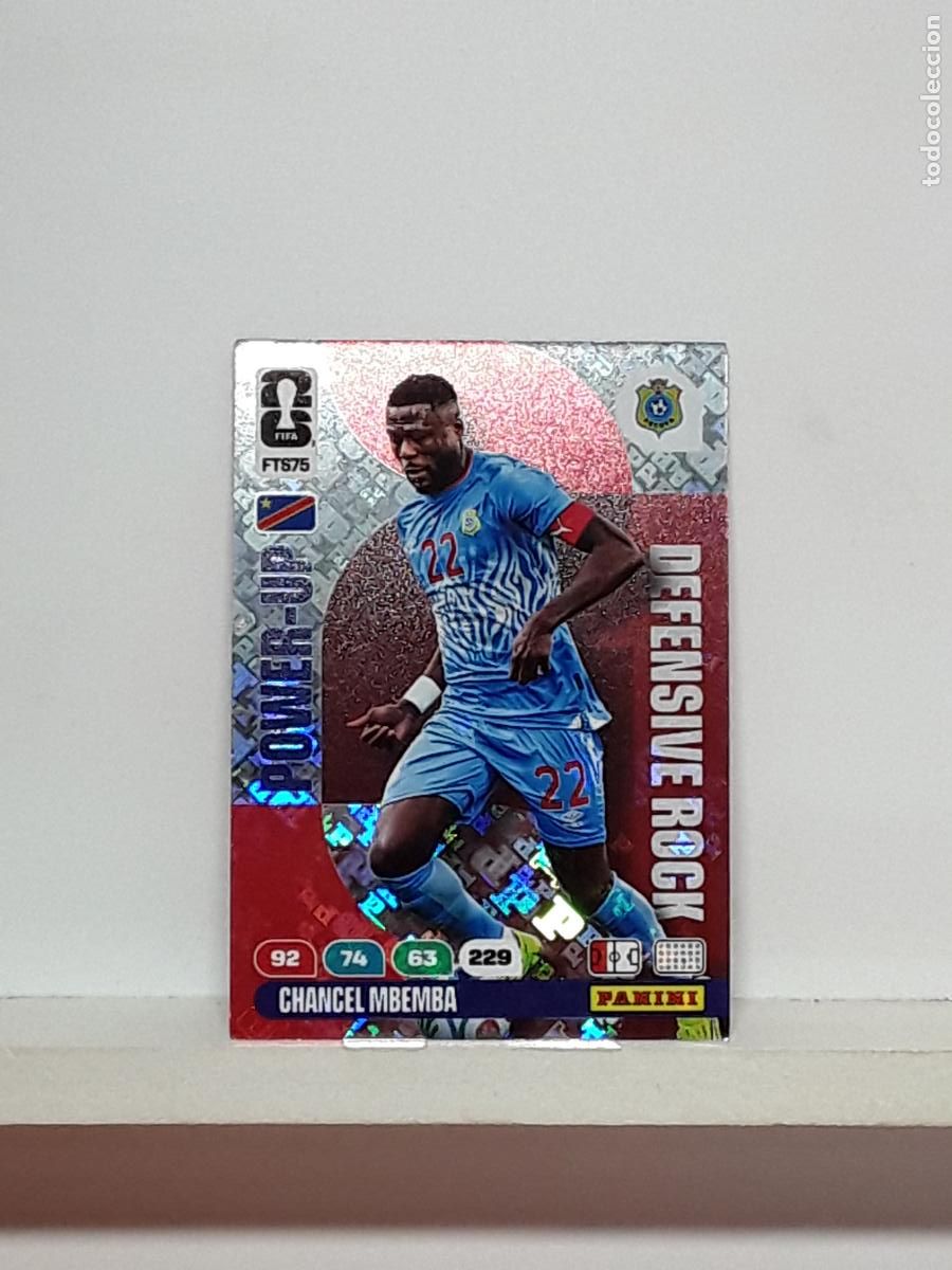 Fu&szlig;ball-Sticker: ADRENALYN MUNDIAL 2026 WORLD CUP 26 ALBUM PANINI N FTS75 FTS 75 CONGO CHANCEL MBEMBA