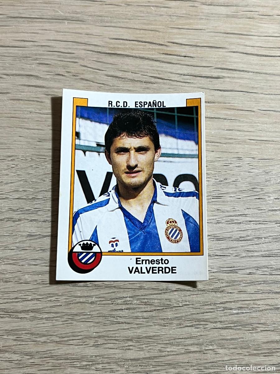 Fu&szlig;ball-Sticker: 135 VALVERDE ESPA&Ntilde;OL LIGA FUTBOL 88 PANINI NUNCA PEGADO SIN PEGAR 1988