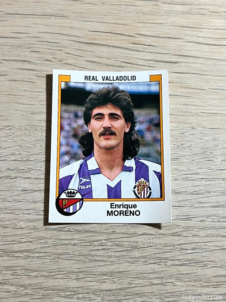 Figurine di Calcio: 371 MORENO VALLADOLID LIGA FUTBOL 88 PANINI NUNCA PEGADO SIN PEGAR 1988