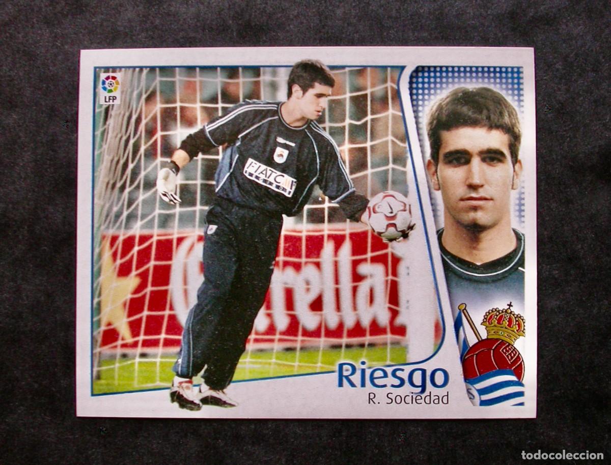 Figurine di Calcio: RIESGO / REAL SOCIEDAD / EDICIONES ESTE LIGA 2004-2005 04-05 / NUNCA PEGADO