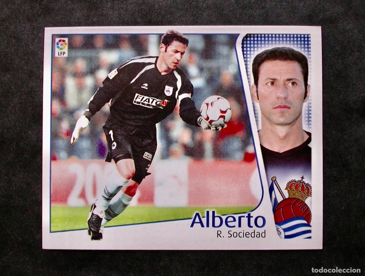 Figurine di Calcio: ALBERTO / REAL SOCIEDAD / EDICIONES ESTE LIGA 2004-2005 04-05 / NUNCA PEGADO
