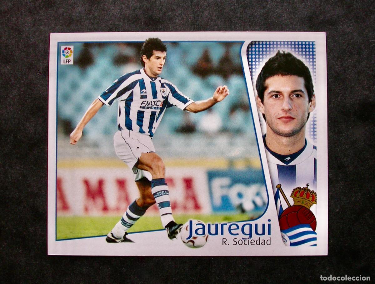 Cromos de f&uacute;tbol: JAUREGUI / REAL SOCIEDAD / EDICIONES ESTE LIGA 2004-2005 04-05 / NUNCA PEGADO