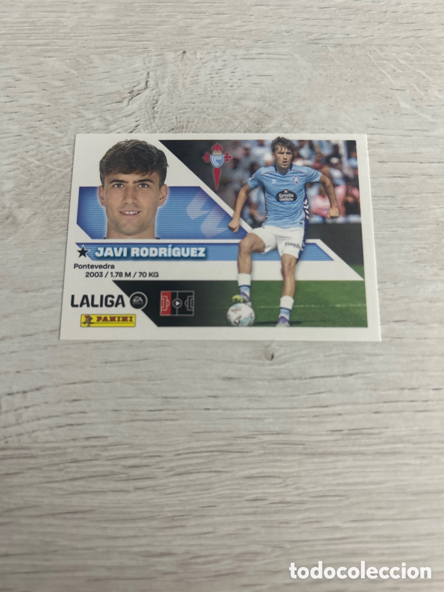 Cromos de f&uacute;tbol: Javi Rodr&iacute;guez 7 Celta de Vigo Liga Este 2026/27 26-27 Panini