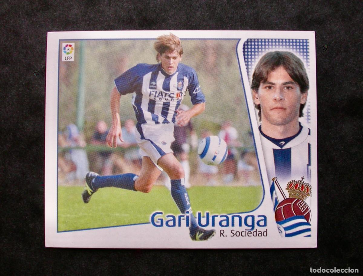 Cromos de f&uacute;tbol: GARI URANGA / REAL SOCIEDAD / EDICIONES ESTE LIGA 2004-2005 04-05 / NUNCA PEGADO