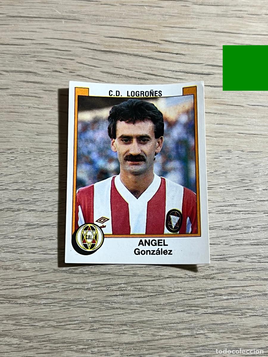 Cromos de f&uacute;tbol: 166 ANGEL LOGRO&Ntilde;ES LIGA FUTBOL 88 PANINI NUNCA PEGADO SIN PEGAR 1988