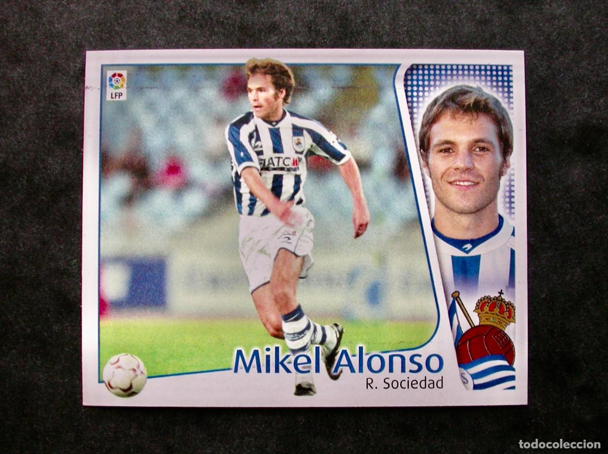Cromos de f&uacute;tbol: MIKEL ALONSO / REAL SOCIEDAD / EDICIONES ESTE LIGA 2004-2005 04-05 / NUNCA PEGADO