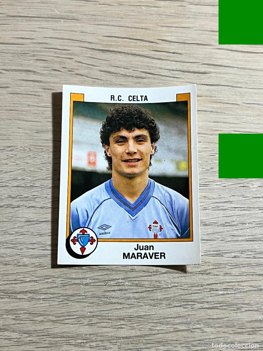 Cromos de f&uacute;tbol: 104 MARAVER CELTA LIGA FUTBOL 88 PANINI NUNCA PEGADO SIN PEGAR 1988