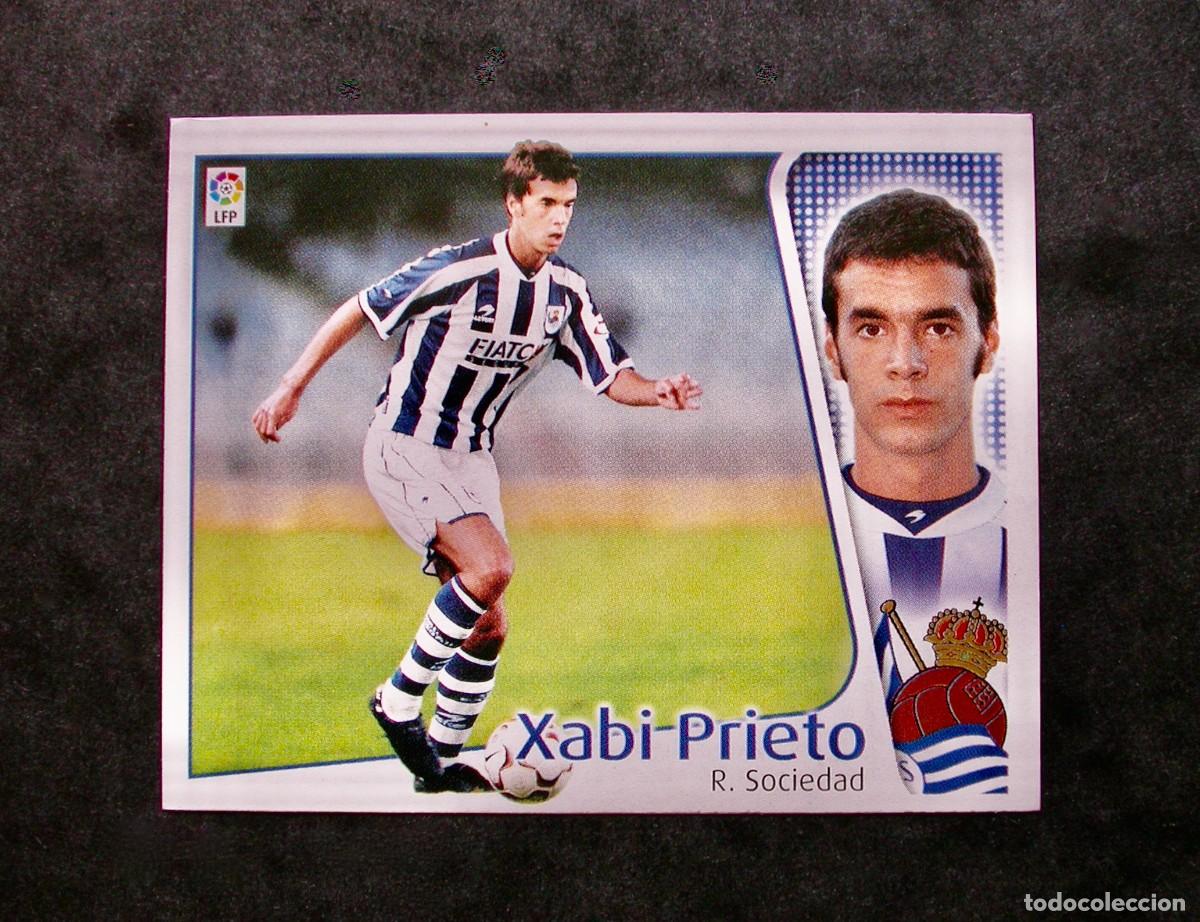 Football Stickers: XABI PRIETO / REAL SOCIEDAD / EDICIONES ESTE LIGA 2004-2005 04-05 / NUNCA PEGADO