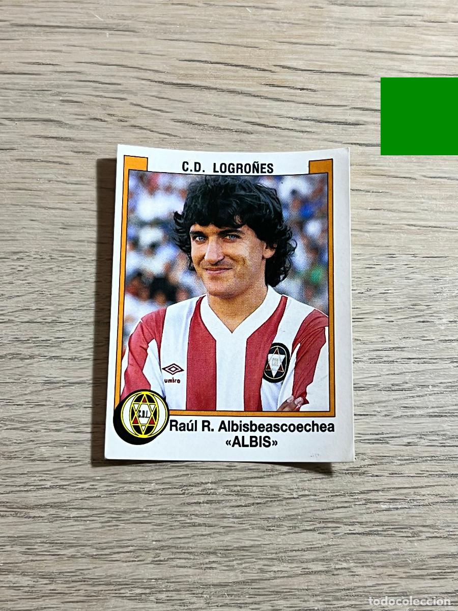 Cromos de f&uacute;tbol: 165 ALBIS LOGRO&Ntilde;ES LIGA FUTBOL 88 PANINI NUNCA PEGADO SIN PEGAR 1988