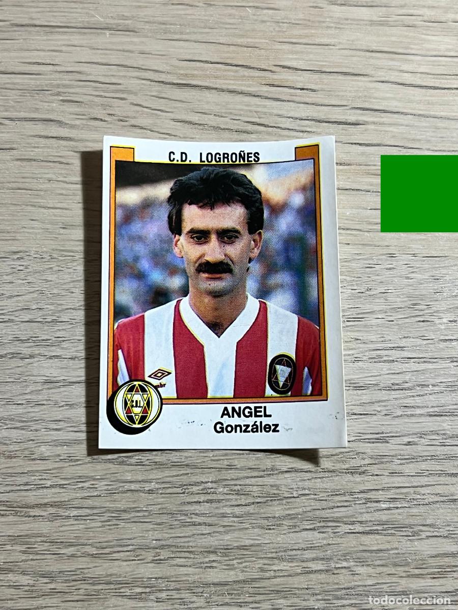 Cromos de f&uacute;tbol: 166 ANGEL LOGRO&Ntilde;ES LIGA FUTBOL 88 PANINI NUNCA PEGADO SIN PEGAR 1988