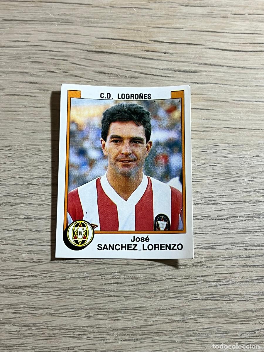 Figurine di Calcio: 167 SANCHEZ LORENZO LOGRO&Ntilde;ES LIGA FUTBOL 88 PANINI NUNCA PEGADO SIN PEGAR 1988