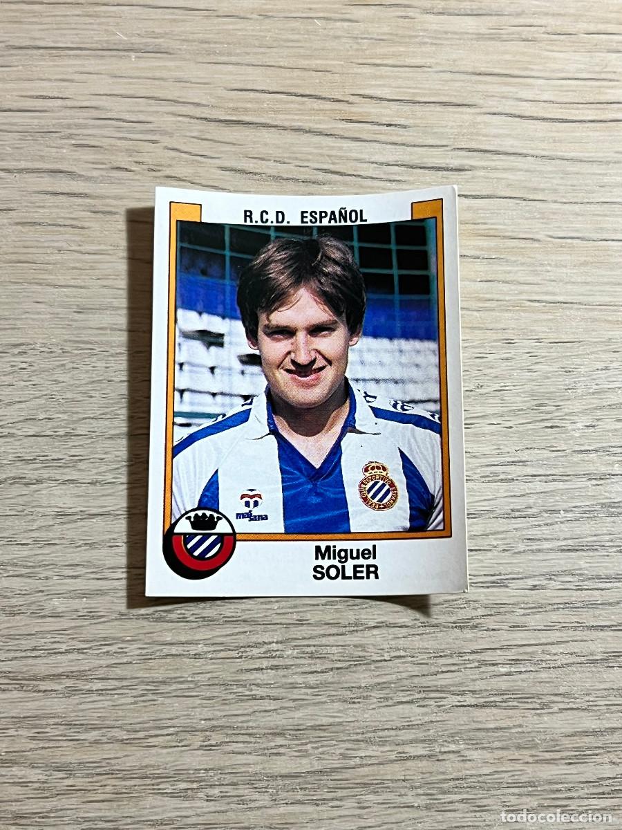 Cromos de f&uacute;tbol: 126 SOLER ESPA&Ntilde;OL LIGA FUTBOL 88 PANINI NUNCA PEGADO SIN PEGAR 1988