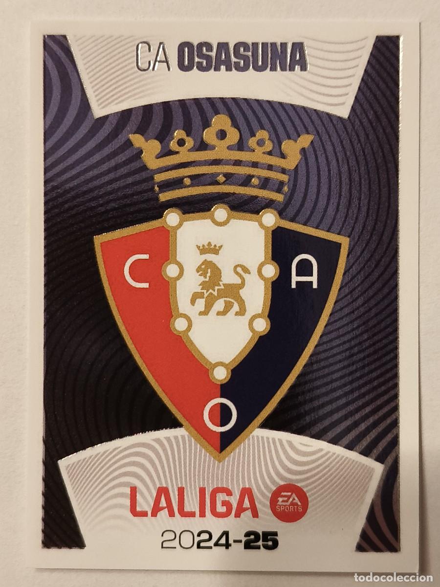 Cromos de f&uacute;tbol: #1 ESCUDO (C.A. OSASUNA) LIGA 24/25 ESTE