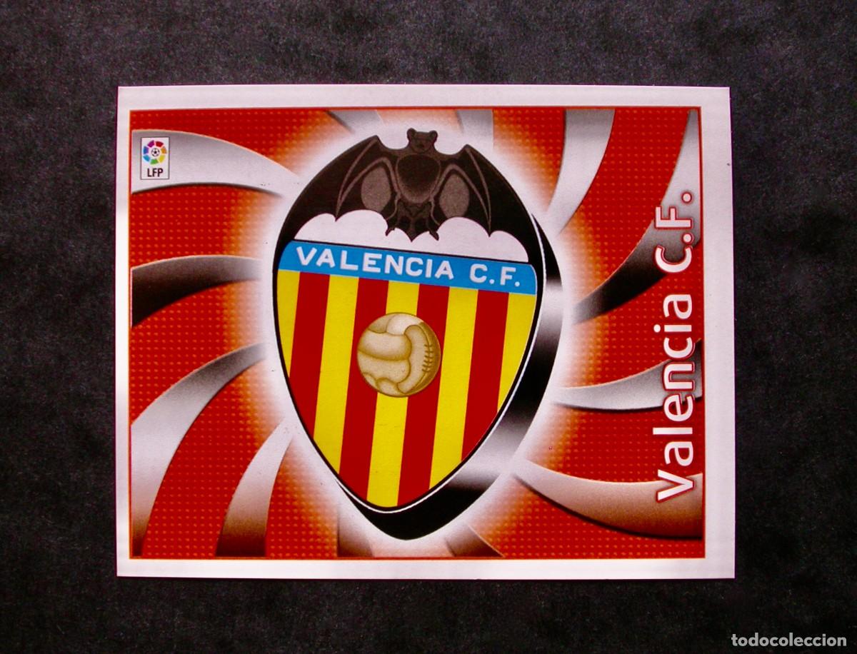 Cromos de f&uacute;tbol: ESCUDO / VALENCIA / EDICIONES ESTE LIGA 2004-2005 04-05 / NUNCA PEGADO