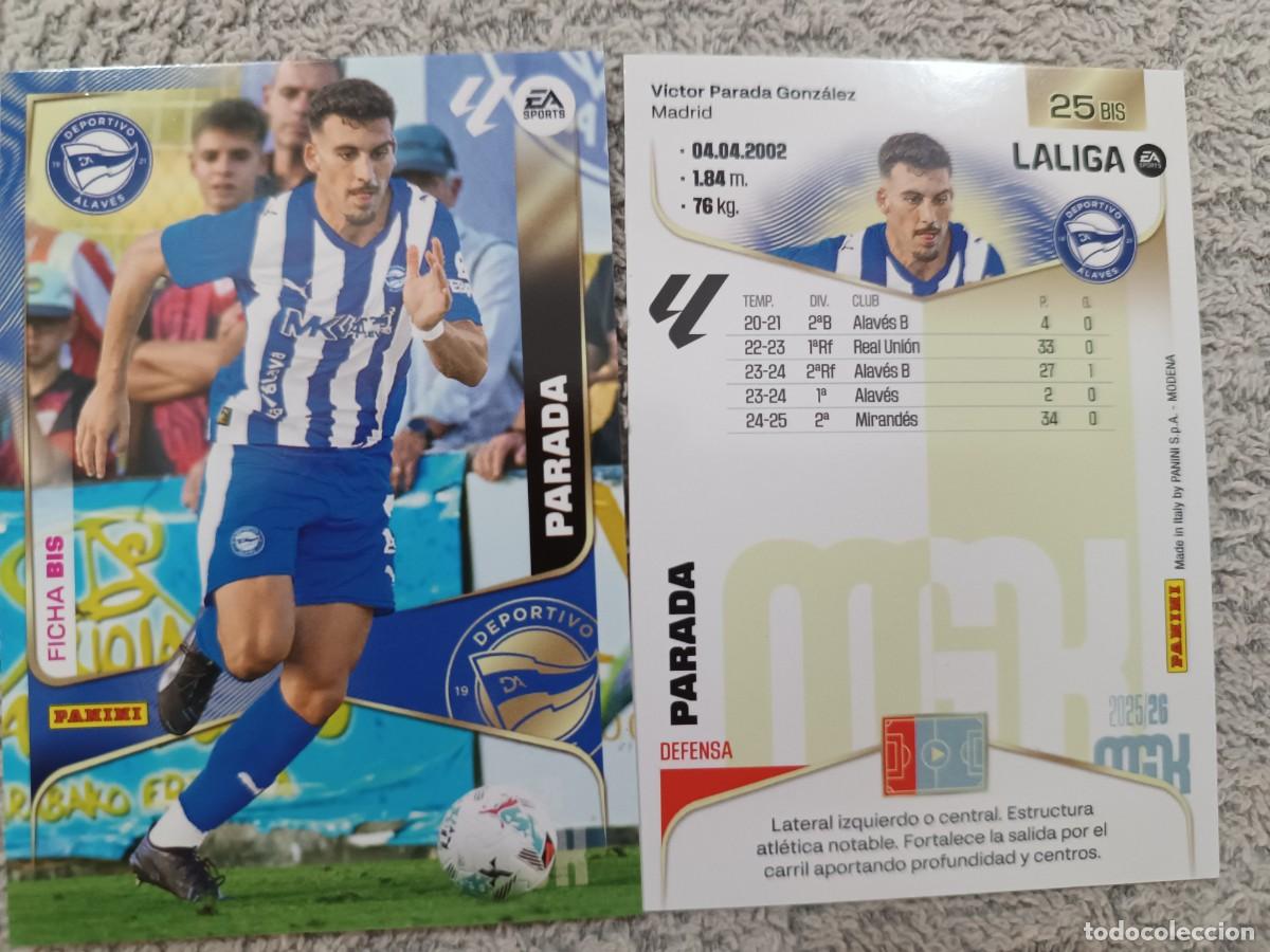 Cromos de f&uacute;tbol: MEGACRACKS 2025-2026 25 BIS PARADA