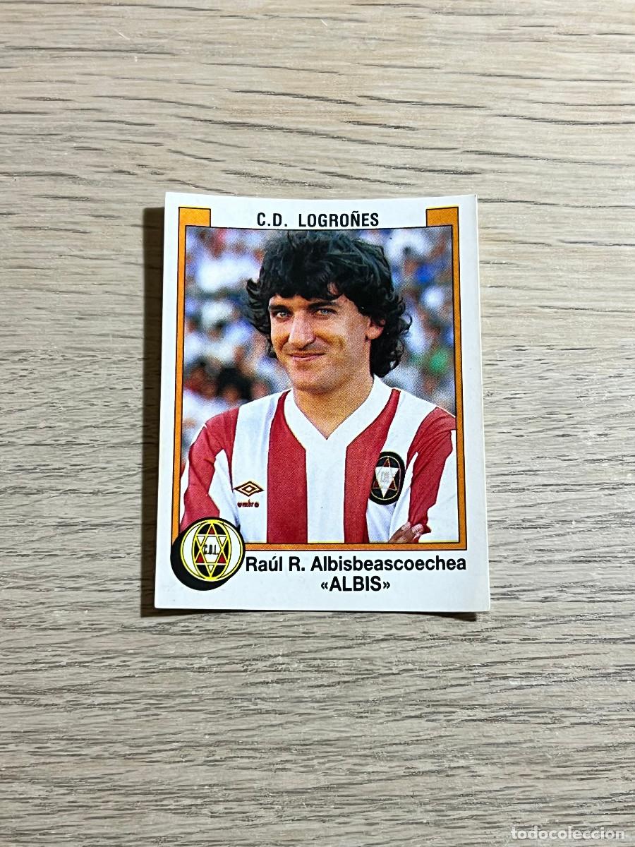 Cromos de f&uacute;tbol: 165 ALBIS LOGRO&Ntilde;ES LIGA FUTBOL 88 PANINI NUNCA PEGADO SIN PEGAR 1988