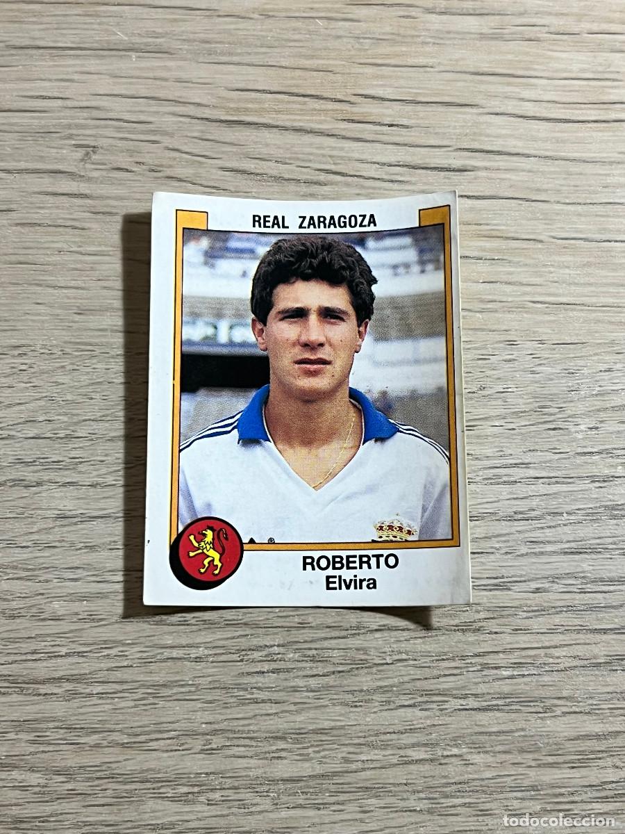 Cromos de f&uacute;tbol: 398 ROBERTO ZARAGOZA LIGA FUTBOL 88 PANINI NUNCA PEGADO SIN PEGAR 1988