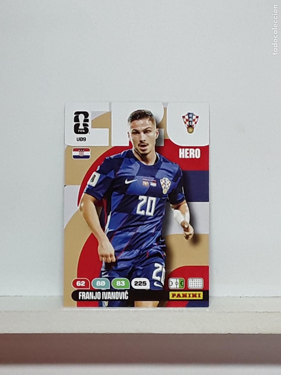 Cromos de f&uacute;tbol: ADRENALYN MUNDIAL 2026 WORLD CUP 26 ALBUM PANINI N U09 U9 U 9 CROACIA CROATIA FRANJO IVANOVIC