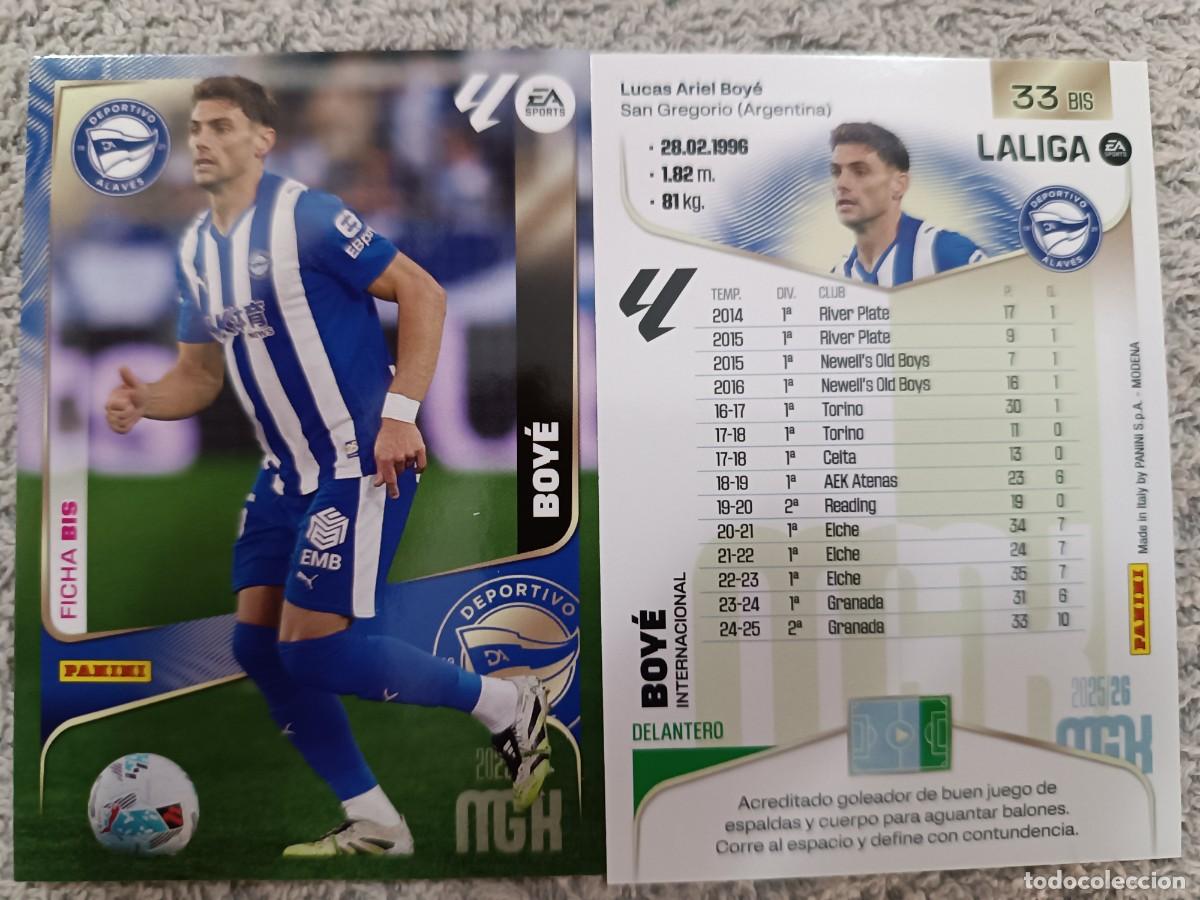 Cromos de f&uacute;tbol: MEGACRACKS 2025-2026 33 BIS BOY&Egrave;
