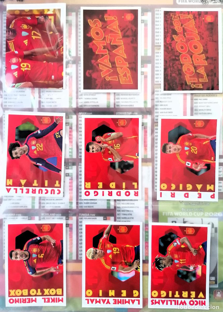 Cromos de f&uacute;tbol: Colecci&oacute;n completa ESPA&Ntilde;A 2026 CARREFOUR - Foto 8