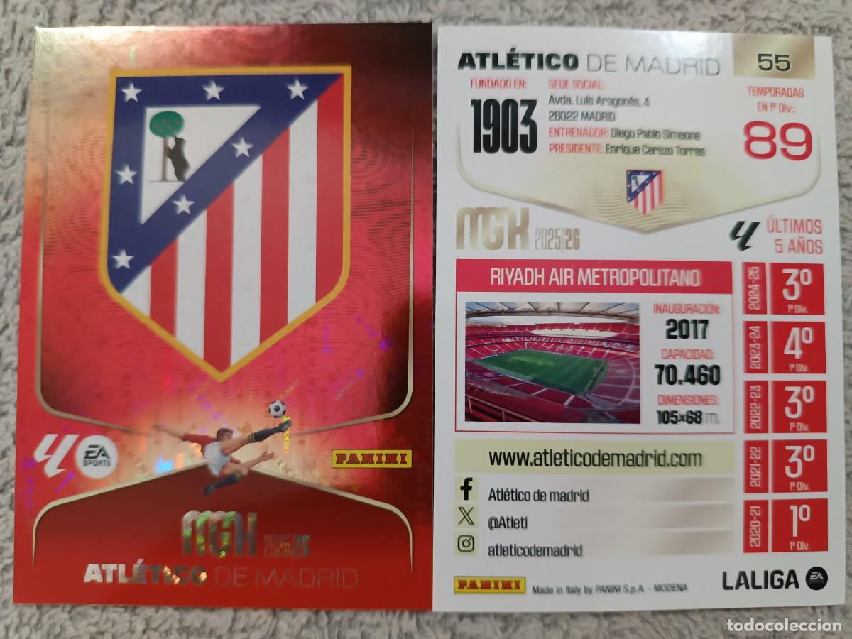 Figurine di Calcio: MEGACRACKS 2025-2026 55 ATLETICO DE MADRID