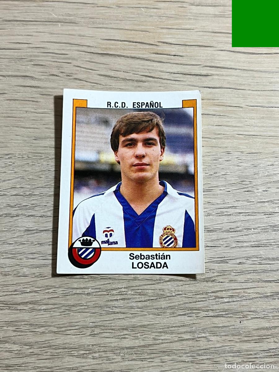 Cartes &agrave; collectionner de Football: 132 LOSADA ESPA&Ntilde;OL LIGA FUTBOL 88 PANINI NUNCA PEGADO SIN PEGAR 1988