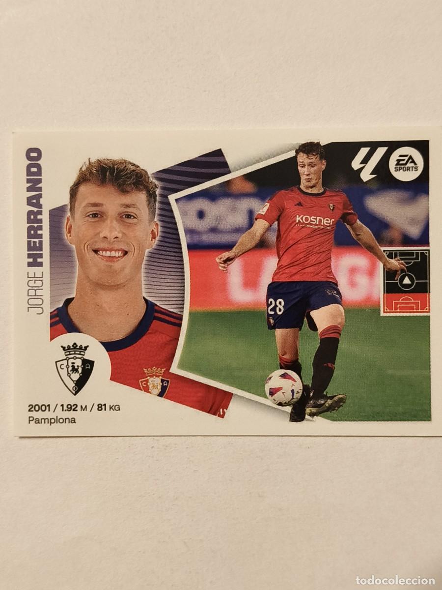 Cromos de f&uacute;tbol: #9 HERRANDO (C.A. OSASUNA) LIGA 24/25 ESTE