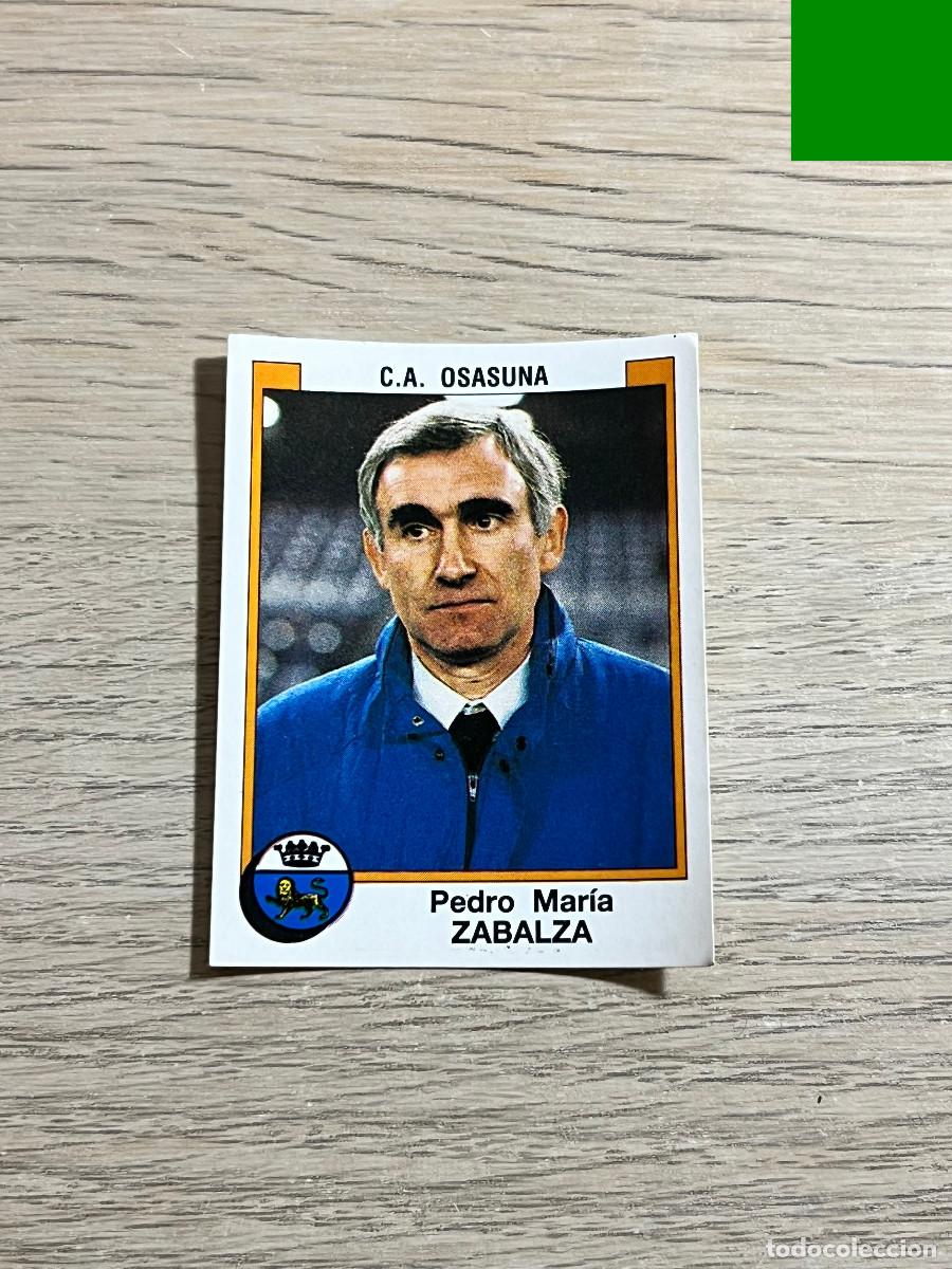 Figurine di Calcio: 254 ZABALZA OSASUNA LIGA FUTBOL 88 PANINI NUNCA PEGADO SIN PEGAR 1988