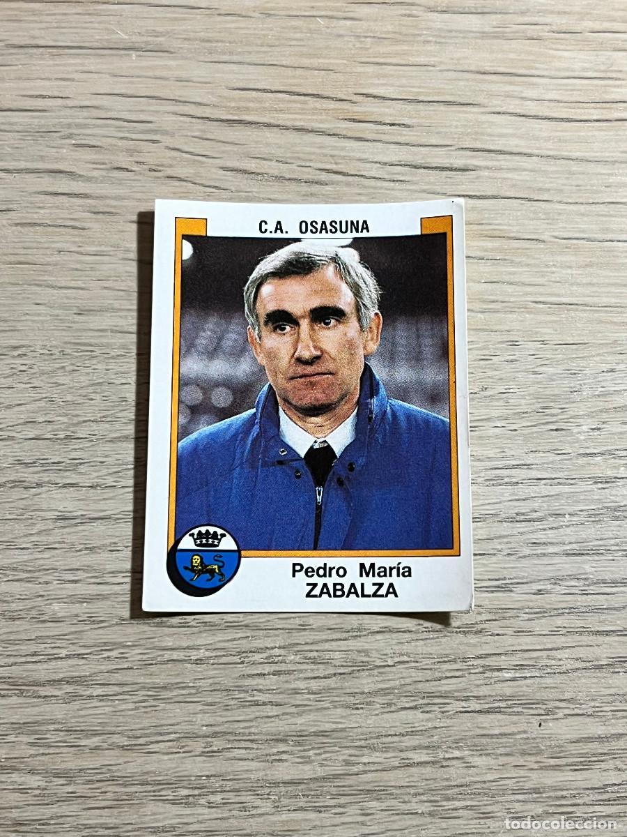 Cromos de f&uacute;tbol: 254 ZABALZA OSASUNA LIGA FUTBOL 88 PANINI NUNCA PEGADO SIN PEGAR 1988