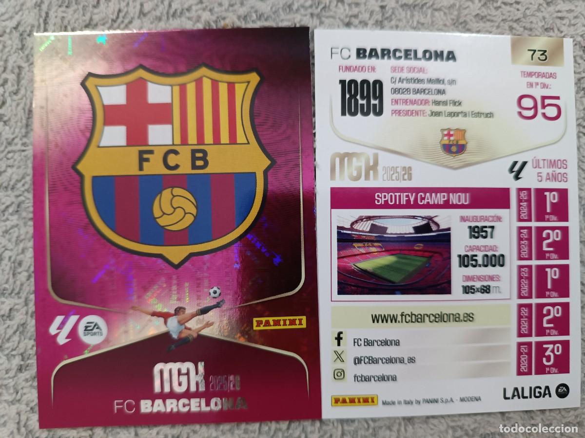 Cromos de f&uacute;tbol: MEGACRACKS 2025-2026 73 FC BARCELONA