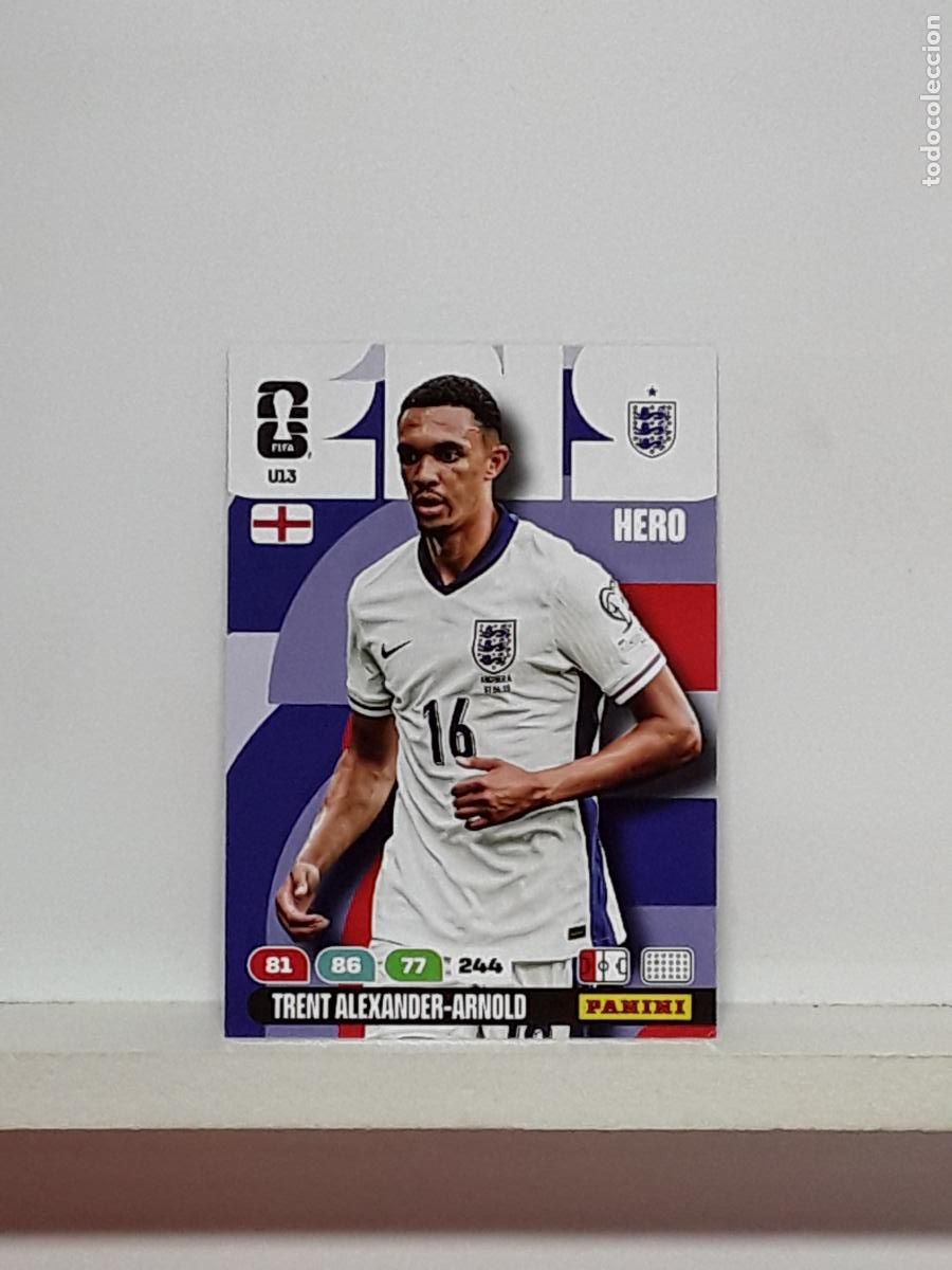 Cromos de Futebol: ADRENALYN MUNDIAL 2026 WORLD CUP 26 ALBUM PANINI N U13 U 13 INGLATERRA TRENT ALEXANDER-ARNOLD