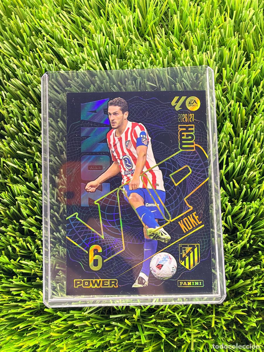Cromos de Futebol: N&ordm; 400P Koke Zona Vip Power Atl&eacute;tico de Madrid Megacracks 26 27