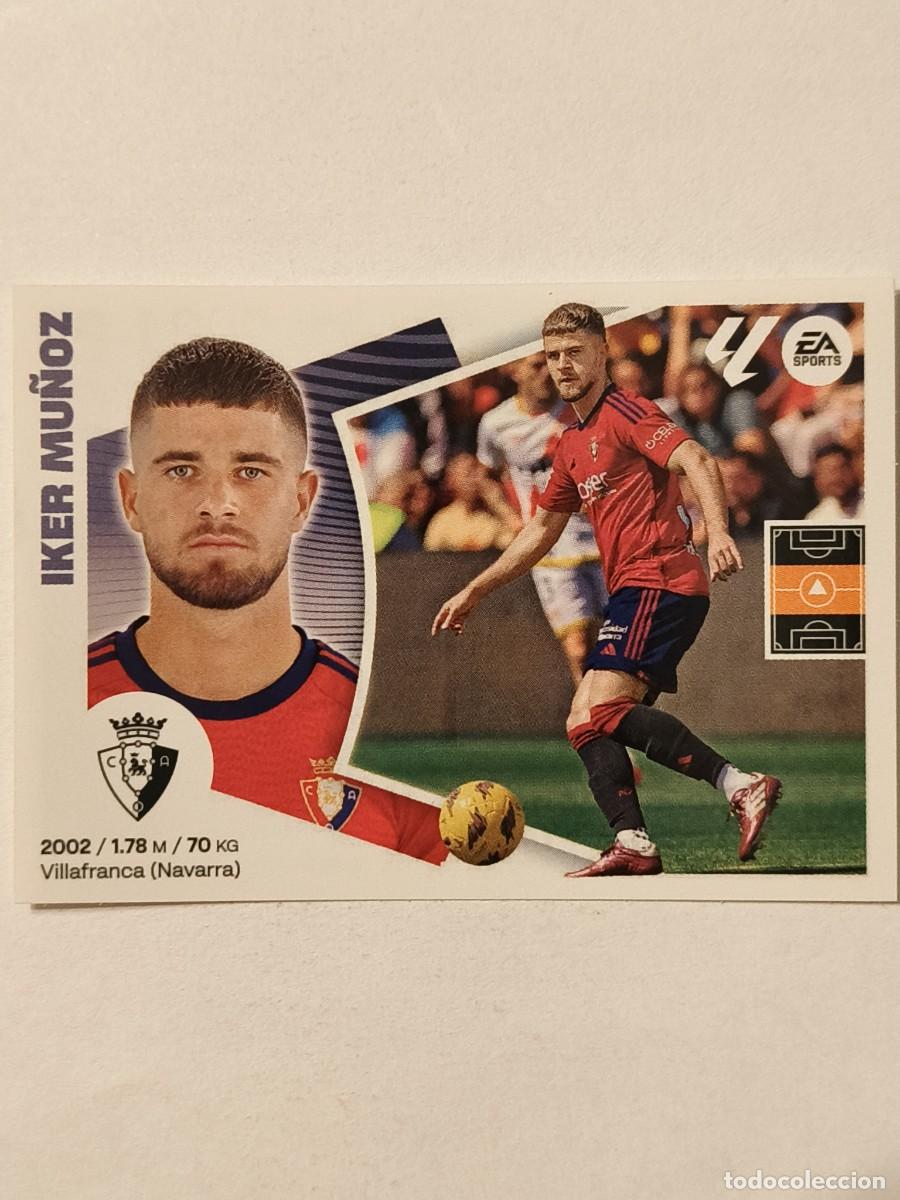 Cromos de Futebol: #14 IKER MU&Ntilde;OZ (C.A. OSASUNA) LIGA 24/25 ESTE