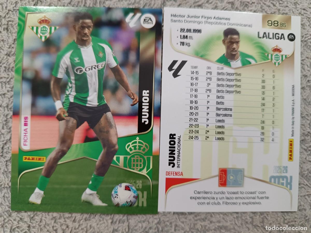 Cromos de f&uacute;tbol: MEGACRACKS 2025-2026 98 BIS JUNIOR