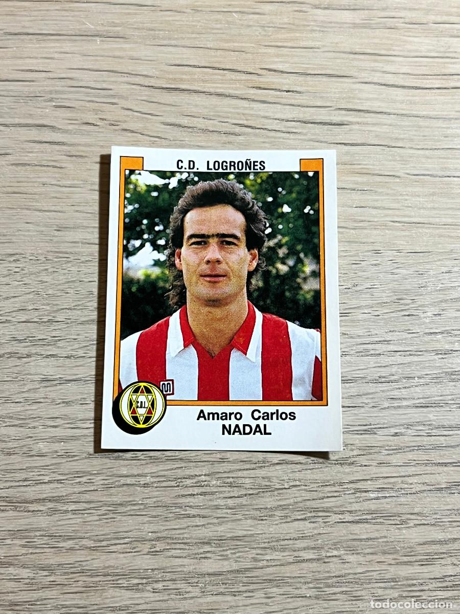 Cromos de f&uacute;tbol: 173 NADAL LOGRO&Ntilde;ES LIGA FUTBOL 88 PANINI NUNCA PEGADO SIN PEGAR 1988