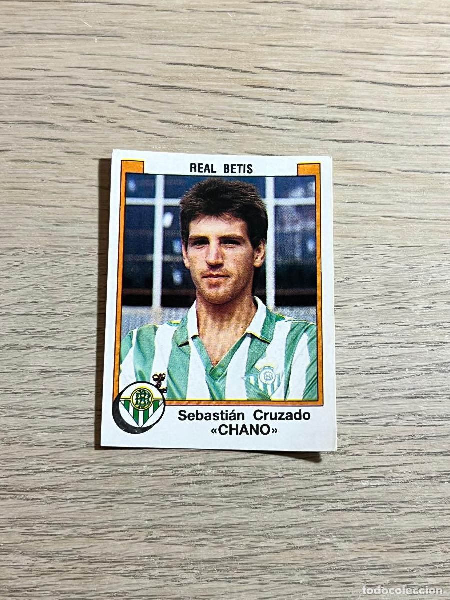 Cromos de f&uacute;tbol: 74 CHANO BETIS LIGA FUTBOL 88 PANINI NUNCA PEGADO SIN PEGAR 1988