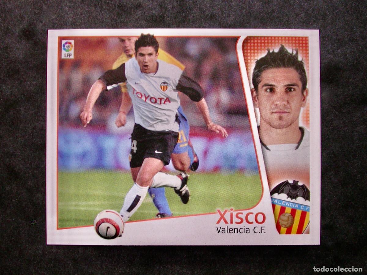 Cromos de f&uacute;tbol: XISCO / VALENCIA / EDICIONES ESTE LIGA 2004-2005 04-05 / NUNCA PEGADO