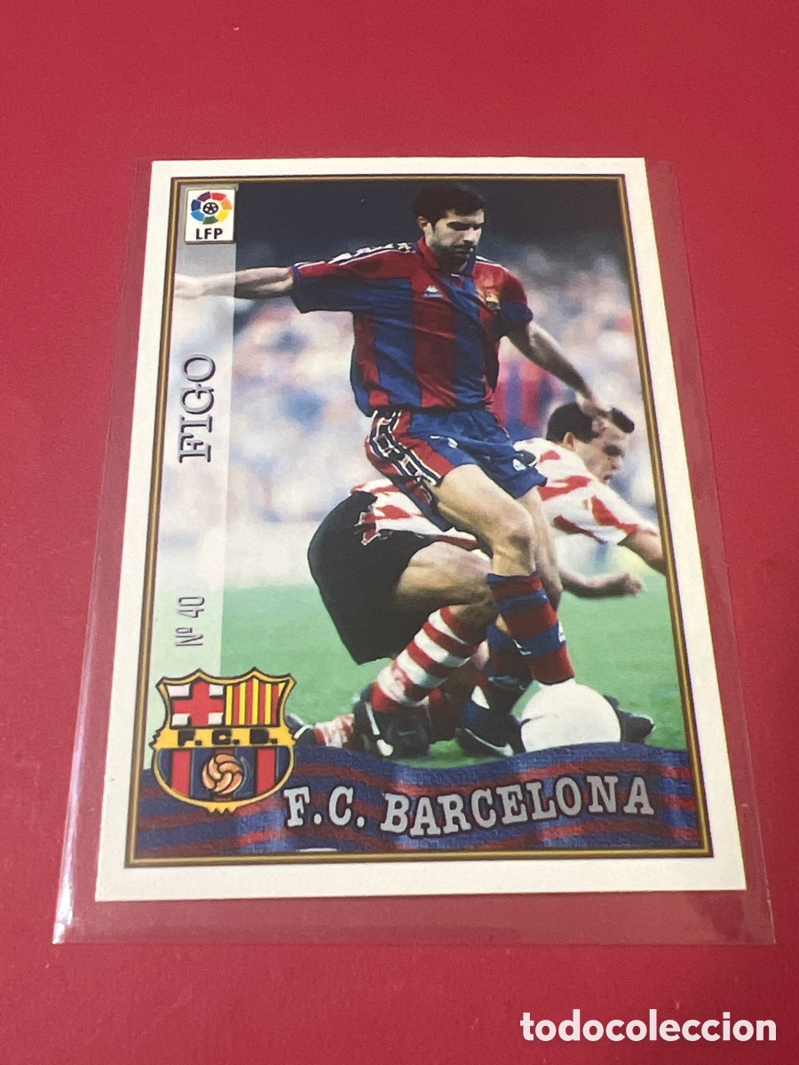 Cromos de f&uacute;tbol: A1096. MUNDICROMO 97 98 1997 1998 - 40 FIGO - FC. BARCELONA