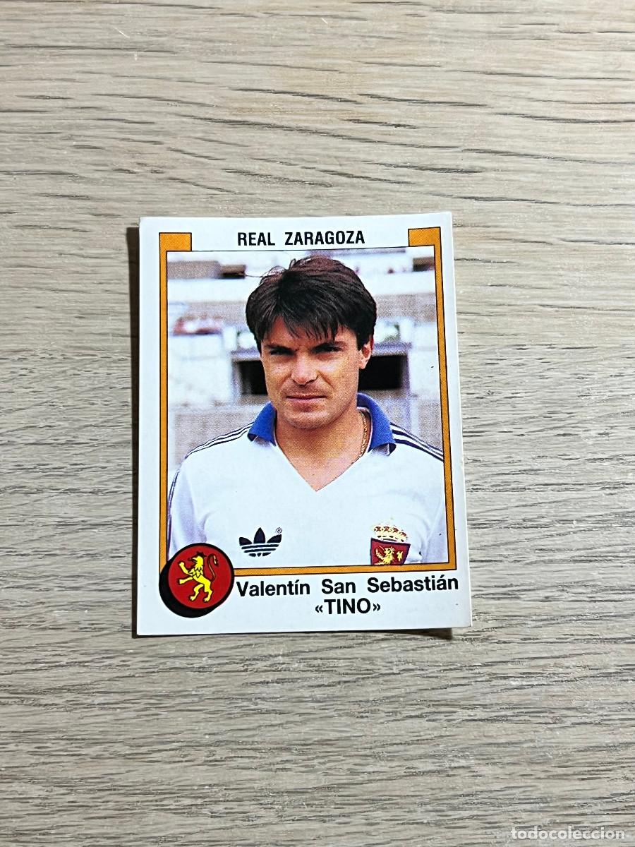Cromos de f&uacute;tbol: 390 TINO ZARAGOZA LIGA FUTBOL 88 PANINI NUNCA PEGADO SIN PEGAR 1988