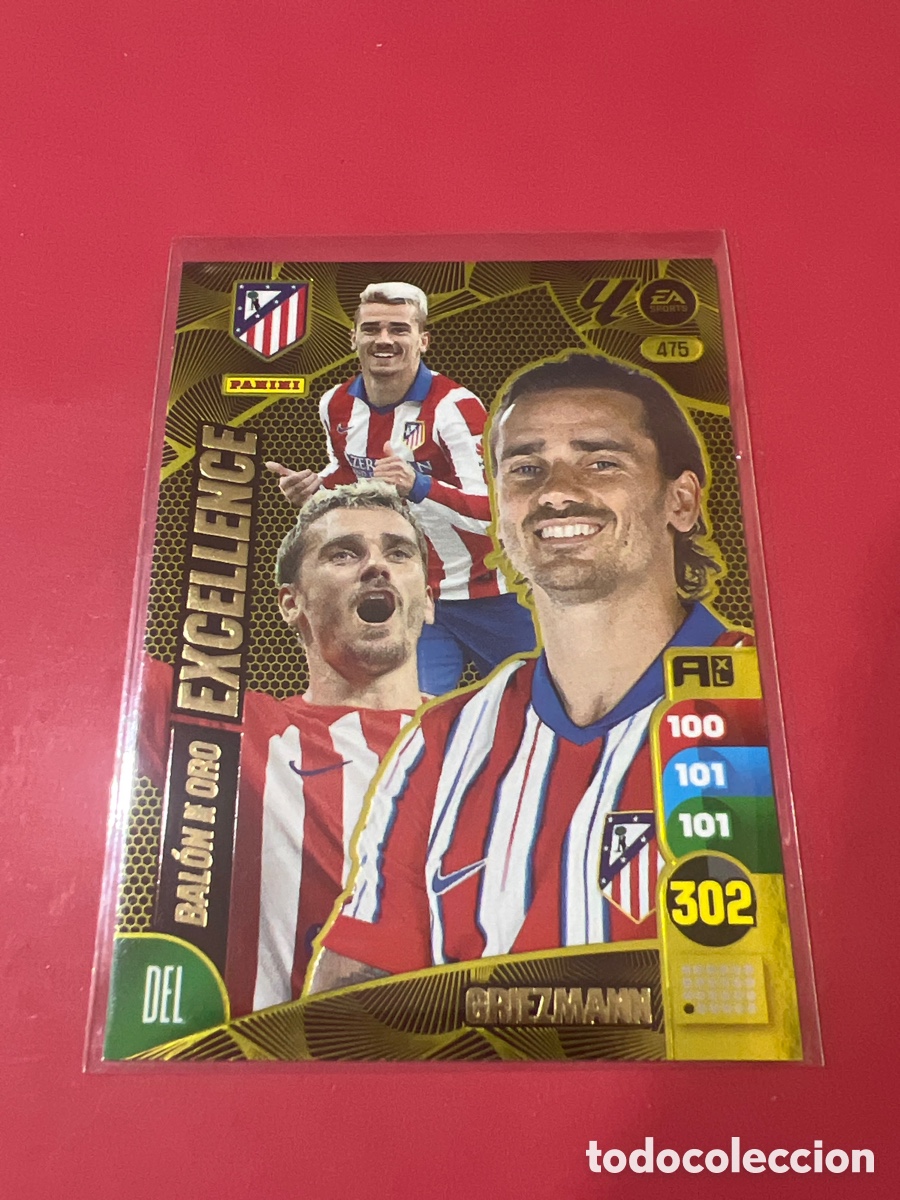Cromos de f&uacute;tbol: A1101. Adrenalyn 24 25 Griezmann Atletico de Madrid Balon Oro Excellence 475