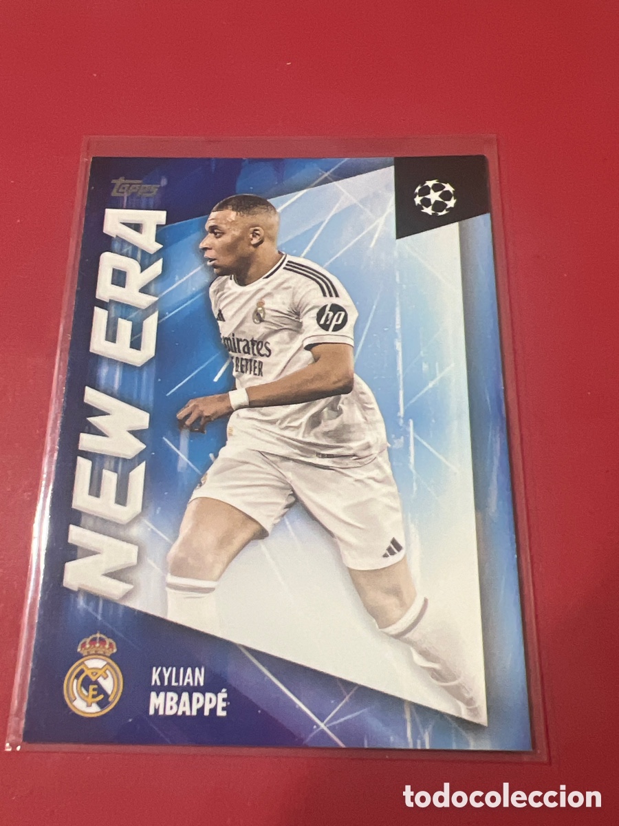 Cromos de f&uacute;tbol: A1102. NE-19 KYLIAN MBAPPE - REAL MADRID NEW ERA 2024 2025 TOPPS UEFA CLUB COMPETITIONS 24 25