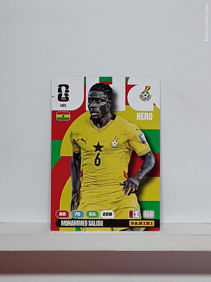 Cromos de f&uacute;tbol: ADRENALYN MUNDIAL 2026 WORLD CUP 26 ALBUM PANINI N U21 U 21 GHANA MOHAMMED SALISU