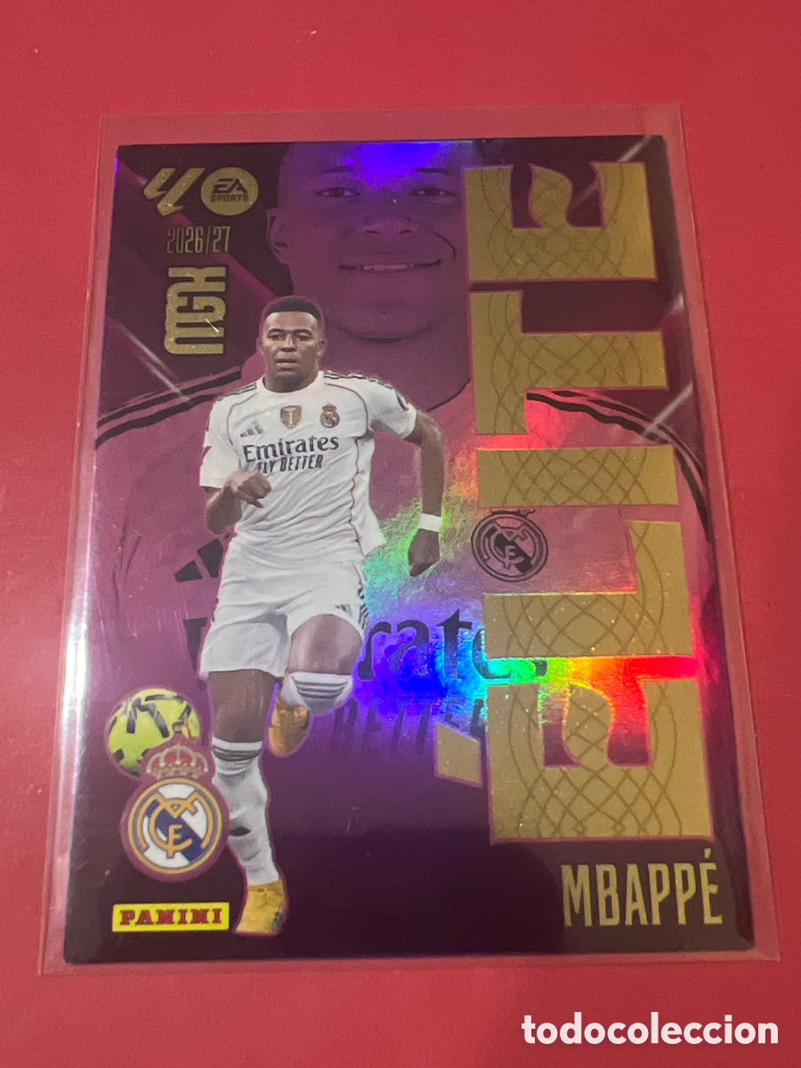 Cromos de f&uacute;tbol: A1103. MEGACRACKS 2026 27 ELITE 10 MBAPPE - REAL MADRID