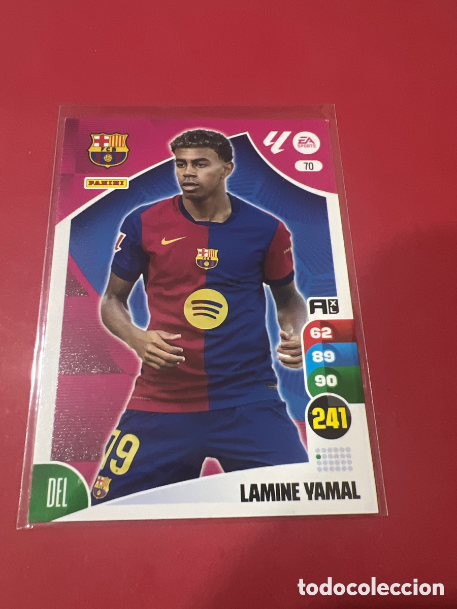 Cromos de f&uacute;tbol: A1105. 70 Lamine Yamal - F.C. Barcelona - PANINI Adrenalyn XL 2024 2025 24 25