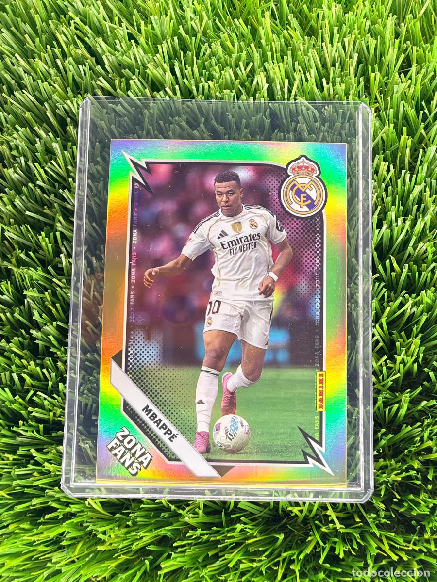 Cromos de f&uacute;tbol: N&ordm; KO42 Mbapp&eacute; Zona Fans Gold Real Madrid CF Panini Club Real Madrid CF 25 26