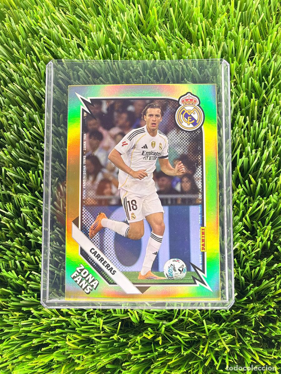 Cromos de f&uacute;tbol: N&ordm; KO35 Carreras Zona Fans Gold Real Madrid CF Panini Club Real Madrid CF 25 26